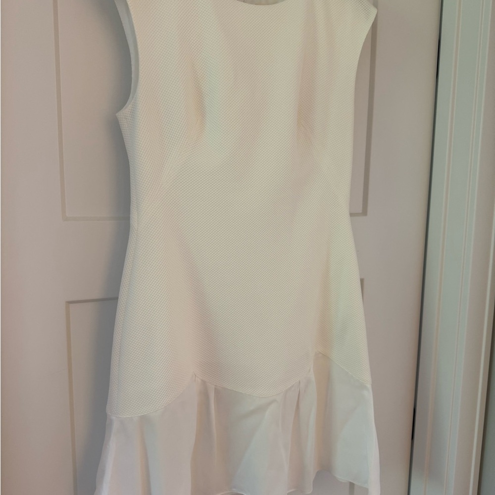 Rebecca Taylor Textured Cream Dress